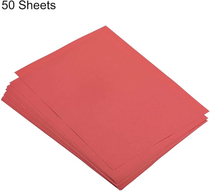 MECCANIXITY 50 Sheets Colored Copy Paper 16.5 x 11.7 Inch Printer Paper 80gsm Bright Red for Office Printing, Document Copying, Invitations, Forms, Art Projects