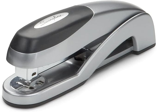 Swingline Stapler, Optima Full Size Desktop Stapler, 25 Sheet Capacity, Jam Free, Desk, Silver (87801)