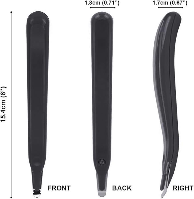 ZZTX 3 Pack Magnetic Staple Remover Black | Staple Removal Tool, Easy removal, No paper tear
