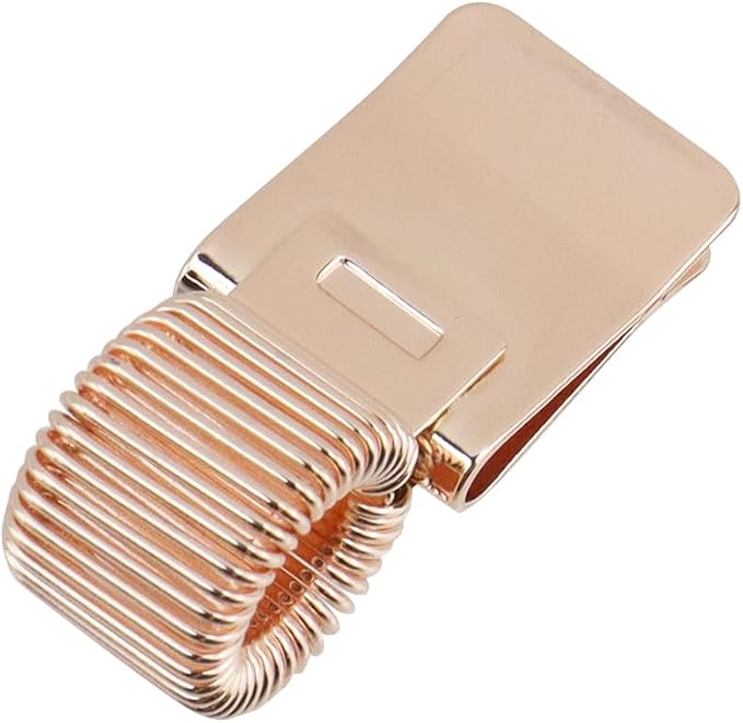 T Tulead Metal Pen Clip Holders Rose Golden Adjustable Pencil Holders Adjustable Loop Pencil Pen Holder Organizer Pack of 10