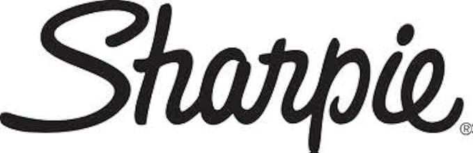 Sharpie Permanent Marker, Chisel Tip, Black, Blue, Red, Green, 1 of Each Color