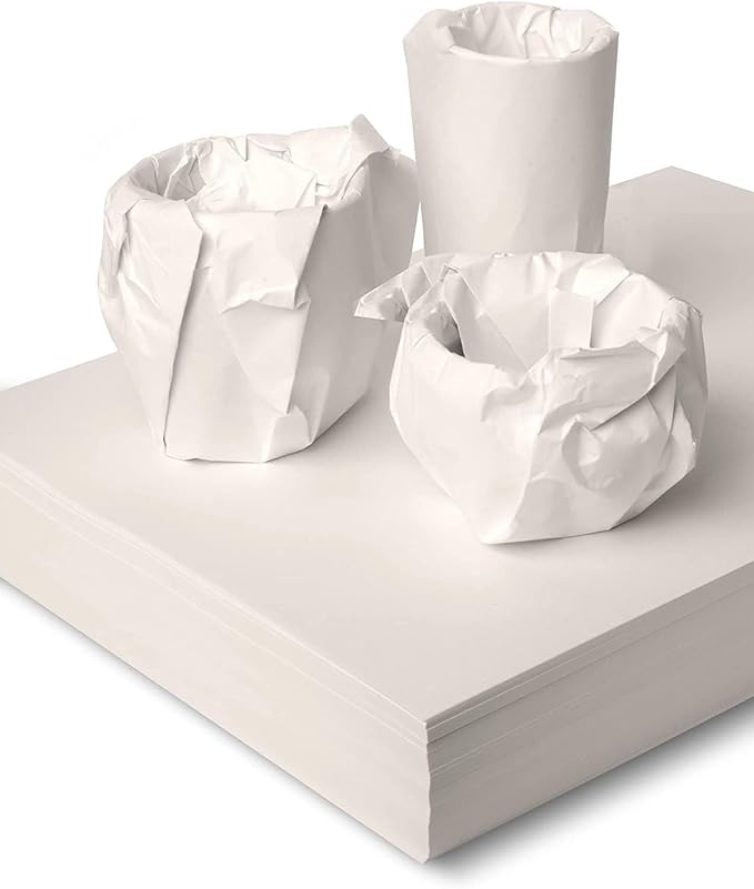 12 * 12 inch Packing Paper for Moving 500 Sheets Protecting Fragile China and Glasses,Small Wrapping Paper for Shipping and Moving Box Filler (500 sheets)