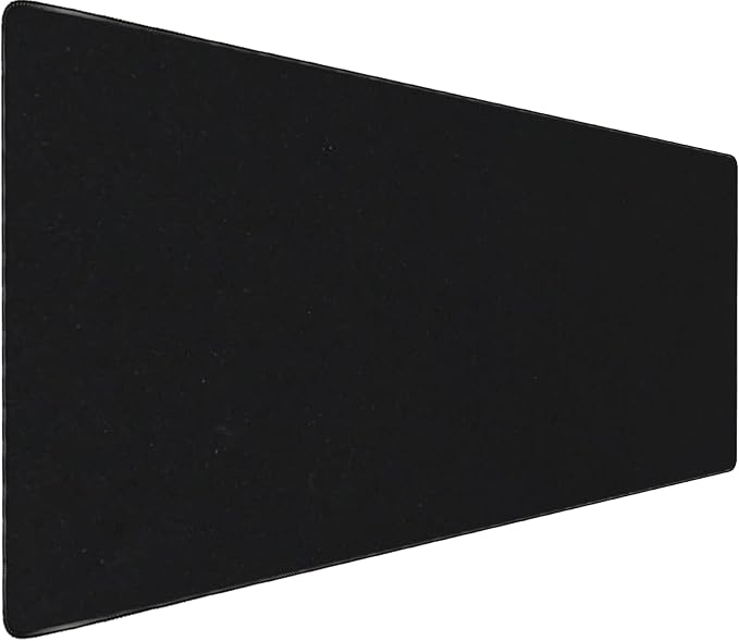 Large Extended Mouse Pad with Stitched Edges 35.4"x15.7" - Waterproof Desk Mat, Non-Slip Rubber Base for All-Desk Coverage, Perfect for Gaming Office Home, Black