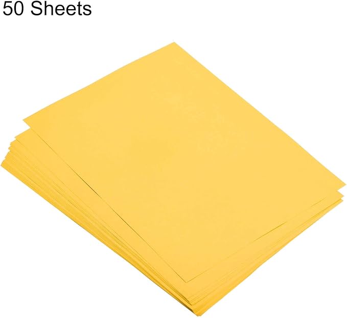 MECCANIXITY 50 Sheets Colored Copy Paper 16.5 x 11.7 Inch Printer Paper 80gsm Gold for Office Printing, Document Copying, Invitations, Forms, Art Projects