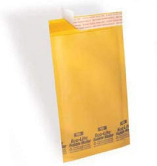 IPG Eco-lite #1 ELSS1 Golden Kraft Self Seal Bubble Mailer, 7.25" x 12" (Case of 100)