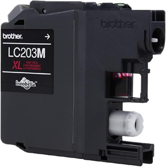 Brother Printer LC203M High Yield Ink Cartridge, Magenta, 550