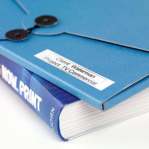 DYMO D1 Labels 1/2-Inch x 23-Foot Roll Black Print on White Self-Adhesive For LabelManager Label Makers