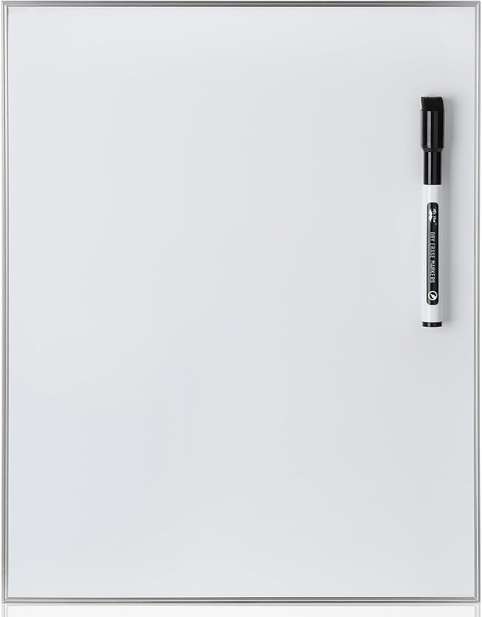 Mr. Pen- Small Dry Erase Board, 11x14 Inches | Whiteboard with Black Dry Erase Marker, Aluminum Frame, Magnetic Small White Board for Students, Home, Office and Classroom