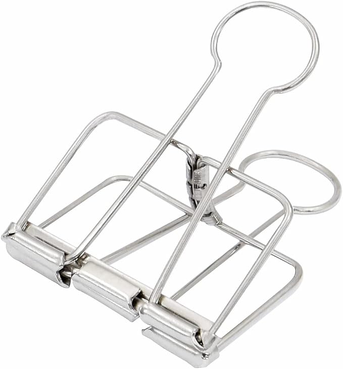 Extra Large Binder Clips 2 Inch, Big Paper Clamps Silver for Office School Supplies (15Pcs)