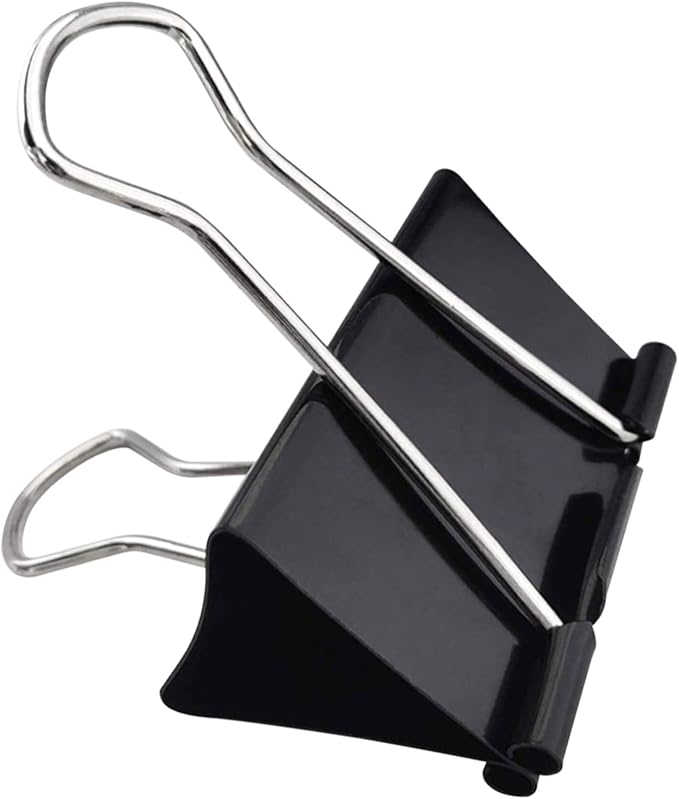 Extra Large Binder Clips 2.4 Inch (36 Pack), Upgrade Giant Binder Clips Big Paper Clips Clamps for Office and Home Supplies, Black by Aellabus