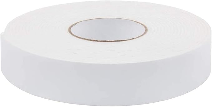 ToLanbbt Double Sided Foam Tape 2.36In x 33FT, Mounting Tape Heavy Duty, Strong Adhesive Weatherproof Seal Strips for DIY Craft Picture Poster, Car & Gap Filling Mountings, Home Office Decor (White)