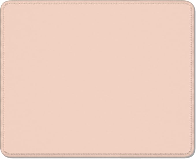 Auhoahsil Mouse Pad, 12 x 10 Inch Square Mousepad, 3mm Thick Rubber Mouse Mat with Pretty Design, Premium-Textured Non-Slip for Gaming Work Office Wireless Mouse Men Women, Orange Pink