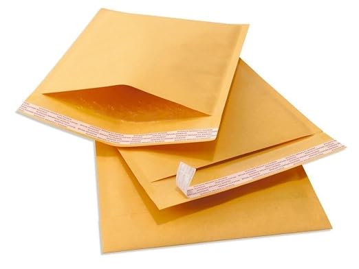 6x10 Kraft Bubble Mailers – Padded Envelopes for Shipping, Mailing & Packaging (Multiple Pack Sizes) (500 Mailers)