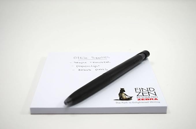 Zebra Pen, bLen Retractable Gel Pens, Medium Point 0.7mm, Black Ink, Black Barrel, Rapid Dry Gel Ink, Low Vibration for More Stable, Easier to Control Writing, Refillable, 2-Pack (41412)