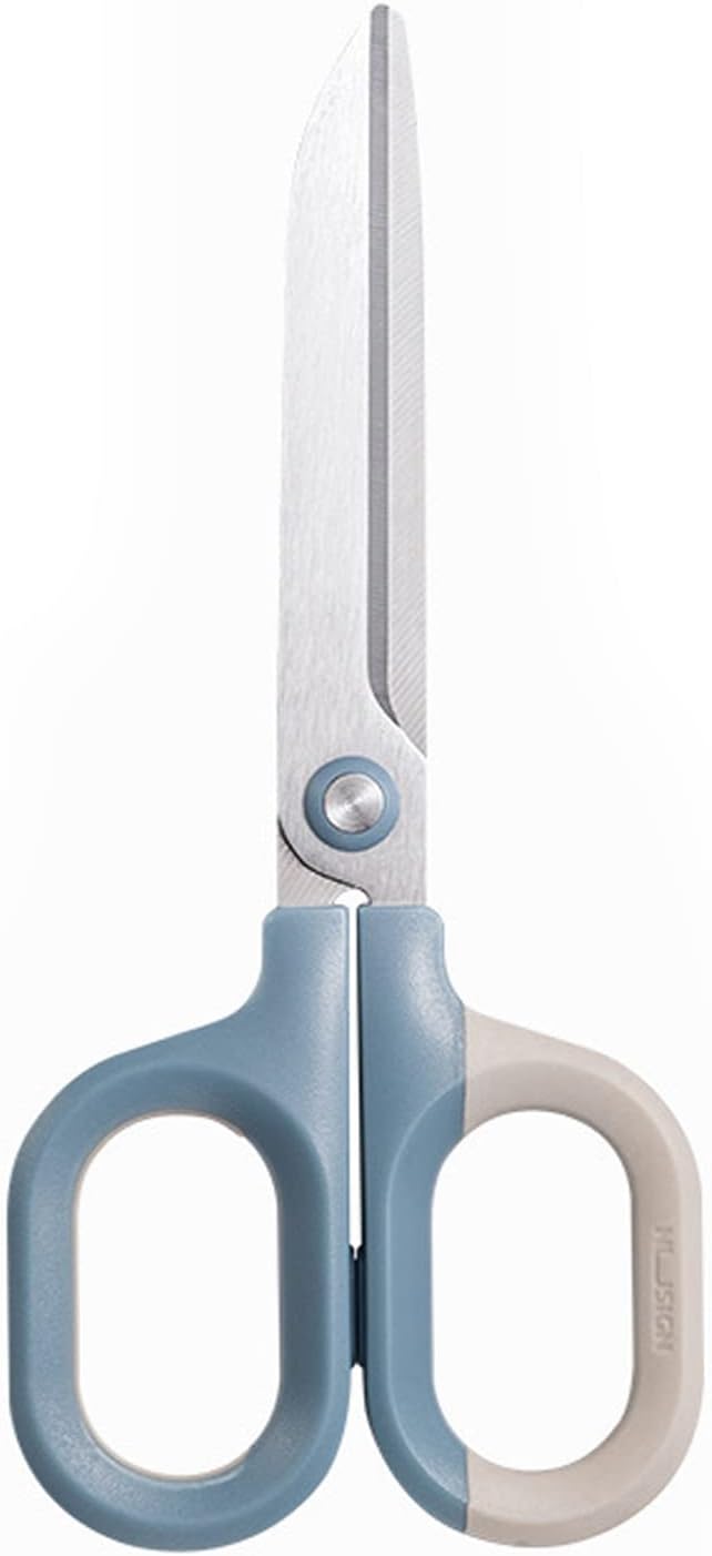 Multipurpose Scissors, Comfort-Grip Handles Sharp Scissors for Office Home School Craft Sewing Fabric Supplies (6", Blue)
