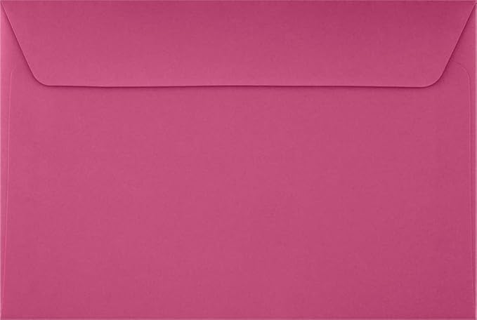 LUXPaper 6 x 9 Booklet Envelopes | Magenta Pink | 80lb. Text | 500 Qty