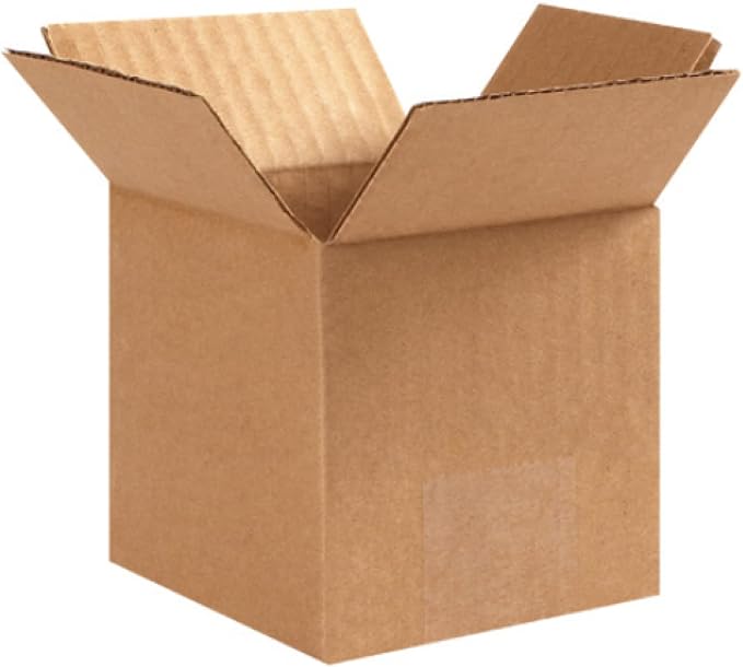 Secure Seal - 200 Pack of 4x4x4 Corrugated Cardboard Packing Shipping Mailing Moving Carton Boxes