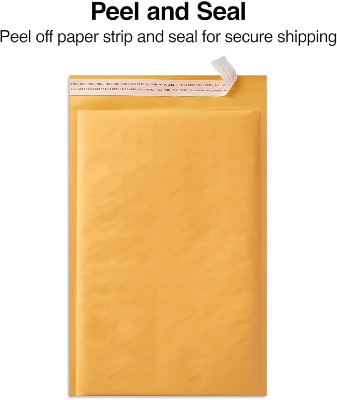 Staples Self-Sealing Bubble Mailers, 13.13x17.75 In, 50/Ctn, ST56651VS | Large cushioned mailers for shipping fragile items and packages.