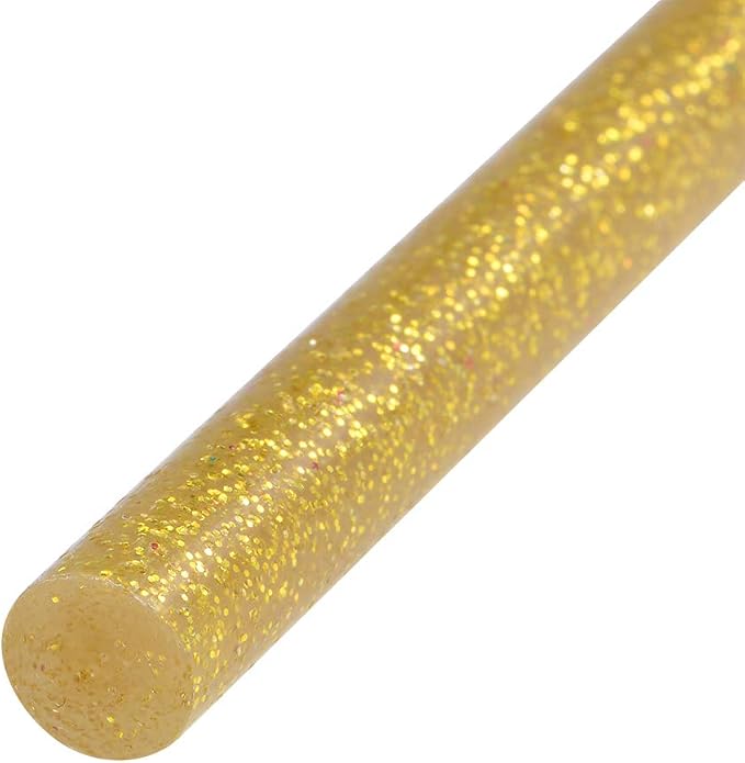 uxcell 30pcs Mini Hot Glue Gun Sticks 4-inch x 0.27-inch High Sticky Small Hot Glue Sticks for Glue Gun, Glitter Gold