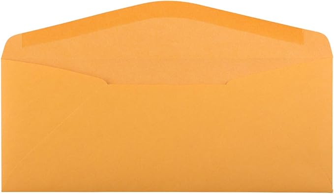 JAM PAPER #11 Envelopes - 4 1/2 x 10 3/8 - Brown Kraft Manila - Bulk 250/Box
