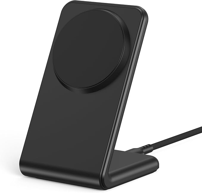 Mag.Safe Charger - Magnetic Wireless Charger for iPhone 12-17,White | Fast Charging | Magnetic iPhone Charging | for iPhone Charger Stand