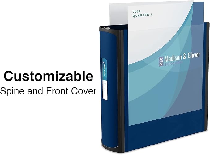 Staples Better Binder 4-Inch D-Ring View Binder, Reinforced Spine, Holds Up to 800 Sheets, Blue, for Office & Archiving
