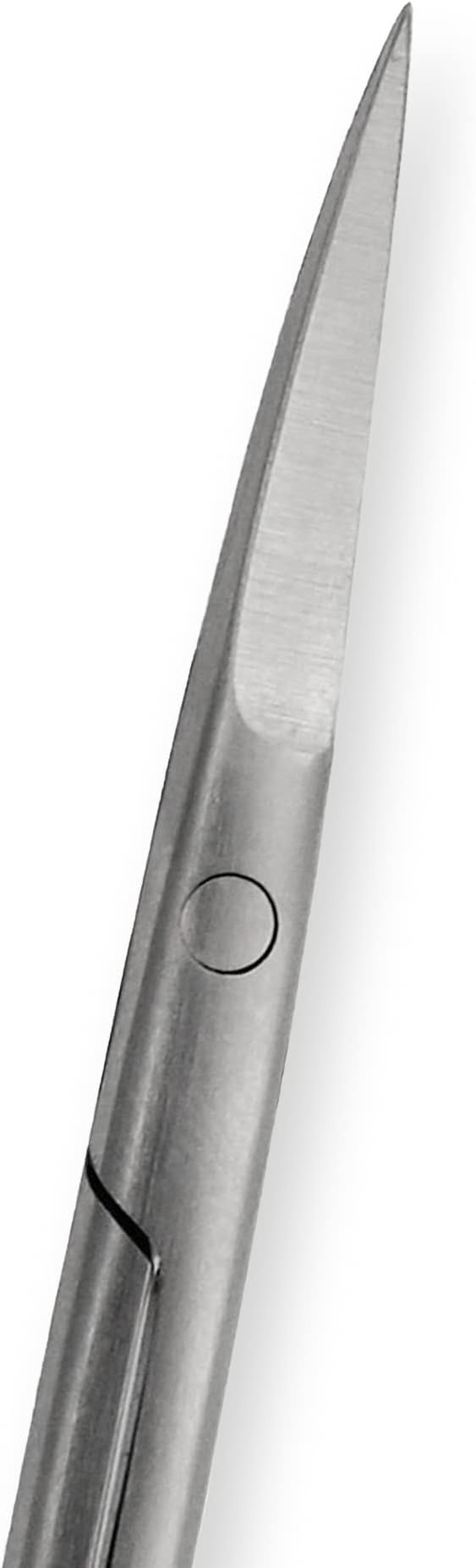 Amazon Basics Beauty Scissors, Stainless Steel, Curved Precision Cutting, Multipurpose Grooming Tool, Easy to Use, Silver