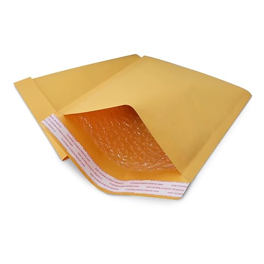 6x10 Kraft Bubble Mailers – Padded Envelopes for Shipping, Mailing & Packaging (Multiple Pack Sizes) (500 Mailers)