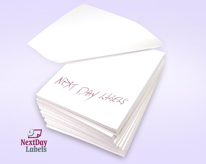 NextDayLabels Memo Pads - Note Pads - Scratch Pads - Writing Pads - 10 Pads with 50 Sheets in Each Pad (4.25 x 5.5 inches)