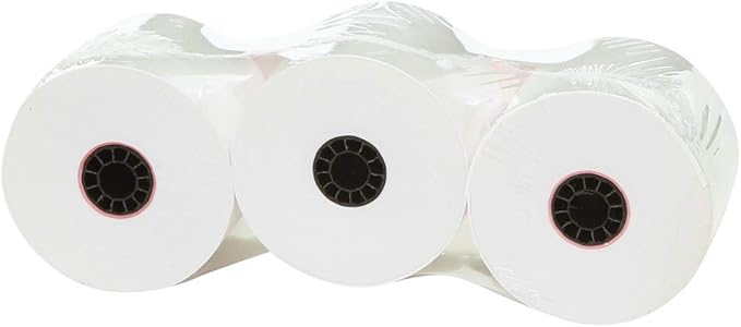 Universal 35720 Adding Machine/Calculator Roll, 16 lb, 1/2" Core, 2-1/4" x 150 ft, White (Pack of 3) (UNV35720)