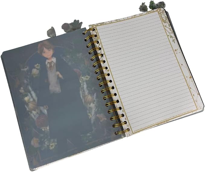 Innovative Designs Harry Potter Tab Journal Notebook, Herbology - Spiral Bound, 144 Lined Pages, 8 x 7 inches