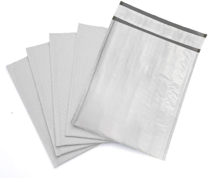 PackageZoom 25 Pcs Poly Bubble Mailers 10.5x16 Padded Envelopes #5 Shipping Envelopes 2.5 Mil