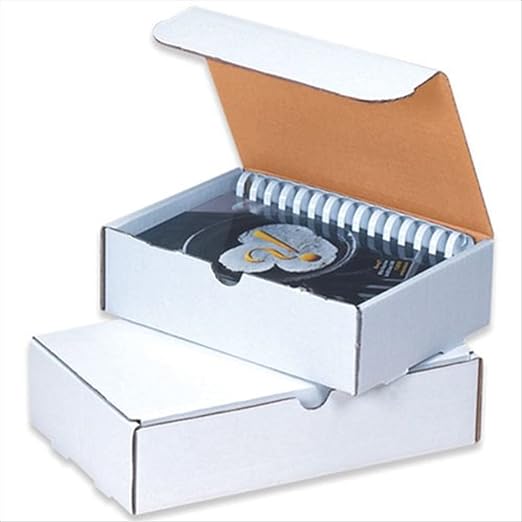 Box USA Mailer Boxes Small 10"L x 10"W x 4"H 50-Pack - Corrugated Cardboard Box for Shipping, Moving, Mailing, Packing, Packaging and Storage