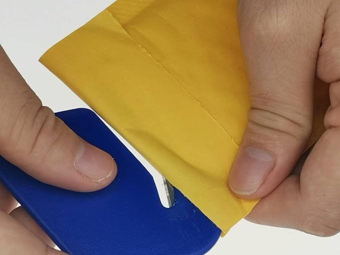 Magnetic Letter Openers Envelope,3 Pack,Envelope Opener Slitter | Mail Openers Blade with Magnet,Letter Opener for Women,Men,Office,Envelope Cutter(red,Blue,Black)
