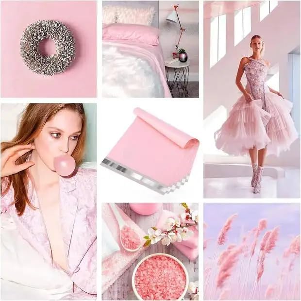 Metronic Poly Mailers 19x24 50 Pack, Large Shipping Bags for Clothing | Strong Tear-resistant Waterproof Mailing Bags, Shipping Envelopes, Packing Bags for Clothing, Small Business, Pink.