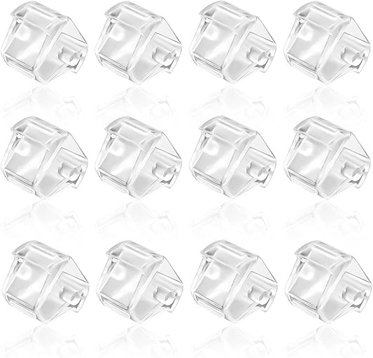 12pcs Tape Dispenser Core, Plastic Tape Dispenser Replacement Core Transparent Tape Dispenser Roll Insert Tape Dispenser Parts for Office Home School Supplies