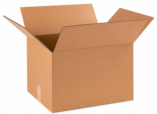 BOX USA Moving Boxes Holds 65lbs, 18"L x 14"W x 12"H (20-Pack) Medium - Corrugated Cardboard Box for Shipping, Mailing, Packing, Packaging and Storage
