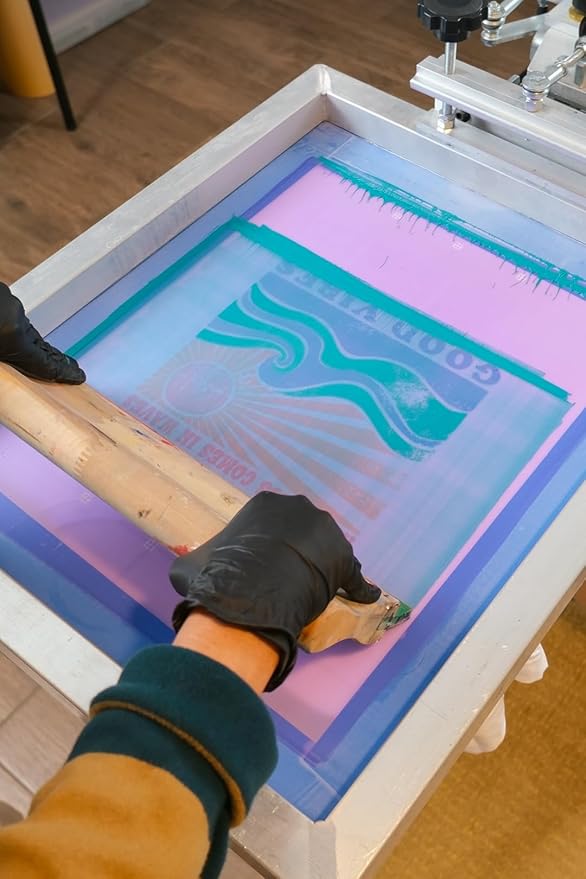 Rapid Cure® Screen Printing Ink Teal (5 Gallon - 640oz.) - Plastisol Ink for Screen Printing, Fast Curing Fabric Paint - Screen Print Direct®, USA Made