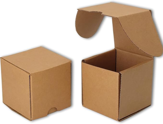 5x5x5 Shipping Boxes Set of 30, Brown Mailer Corrugated Cardboard Box | for Packaging, Literature, Packing, Mailing, Storage, Small Business, Moving, Gift, Supplies, Quick Fold, Tab Locking