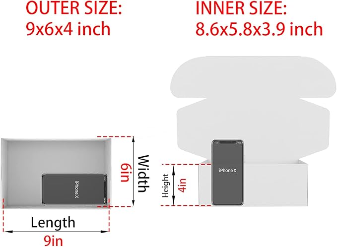 Small Pink Shipping Boxes for Small Business Pack of 25-9x6x4 inches Cardboard Corrugated Mailer Boxes for Shipping Packaging Craft Gifts Giving Products