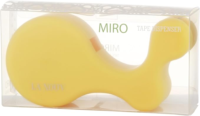Back to School Desktop Tape Dispenser, Yellow | Includes 1 Roll of Tape
