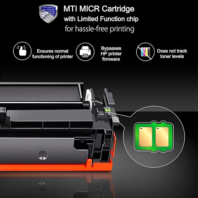 MICR Toner International 141A W1410A MICR Toner Extra High Yield Compatible Replacement for HP LaserJet Pro M110w MFP M139w M140w Check Printer Cartridge with Chip