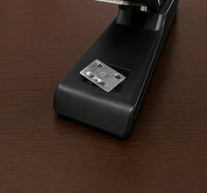 Metal Stapler with 830 Staples,Black Stapler,Staplers for Desk | 30 Sheet Capacity, Office Stapler,Non-Slip