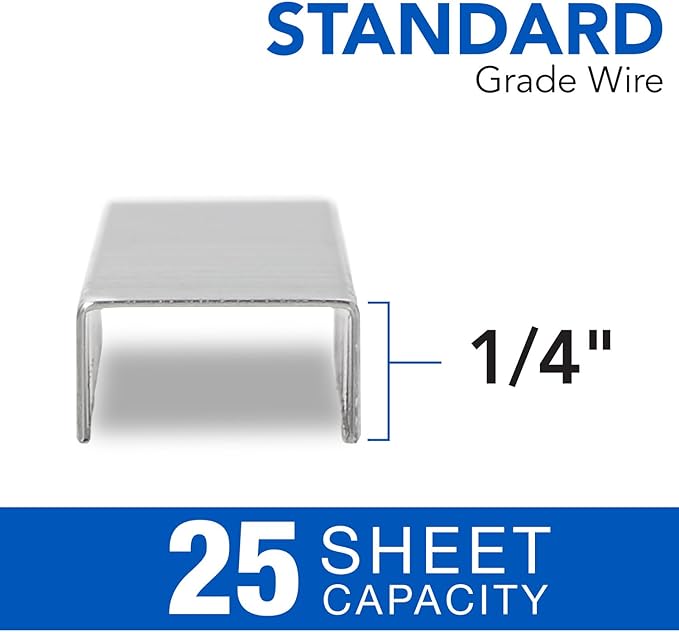Swingline® Standard Staples, 1/4", Full Strip, Box of 5,000