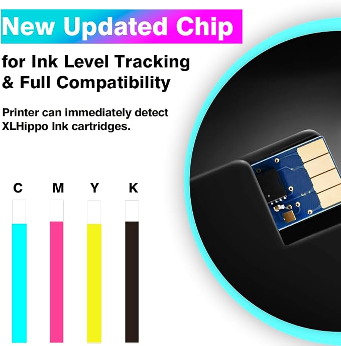 923e 923XL Ink Cartridges for HP Printers 8120e 8130e Series Replacement for HP 923e 923XL 923 Ink Cartridges for OfficeJet Pro 8125e 8135e 8138e 8139e 8135 8139 8130 8120 |4 Pack