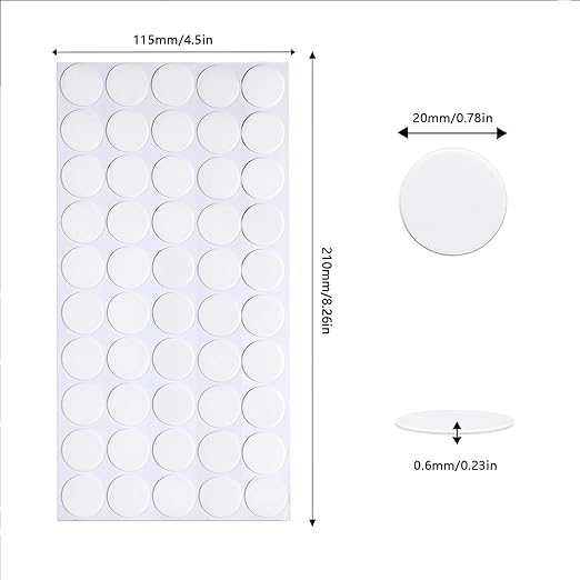 Adhesive Stick dots Two-Sided Sided Mounting Putty Stick Tack for Wall Hanging Crafts Balloons Festival Party Decorations,Clean Removable()
