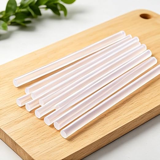 50 Pcs Hot Glue Sticks, 4" x 0.27" Mini Size Clear High Temp Glue Sticks for Crafting, DIY and Home Repair Needs