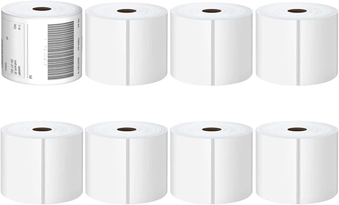 Direct Thermal Labels 4x6-450 Labels/Roll, Thermal Shipping Labels for Zebra 2844 ZP-450 ZP-500 ZP-505, 8 Rolls, 3600 Labels(NOT for DYMO)