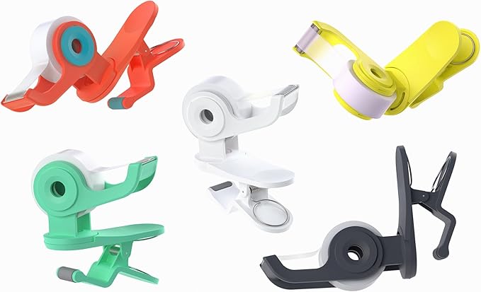 Scotch Desktop Tape Dispenser, White, Great for Gift Wrapping, 1 Dispenser (C19-CLIP-W-CCW)