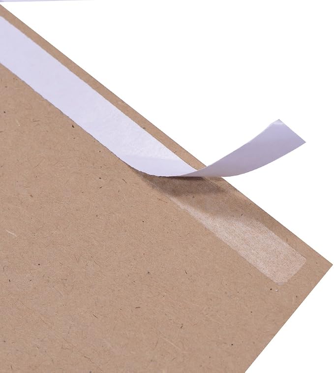 100 Pack, Size A4, 100lbs Brown Kraft Paper 4 x 6 Envelopes - For 4x6 Cards| Self Seal| Perfect for Weddings, Invitations, Baby Shower| Stationery For General, Office | 4.25 x 6.25 inches (A4)
